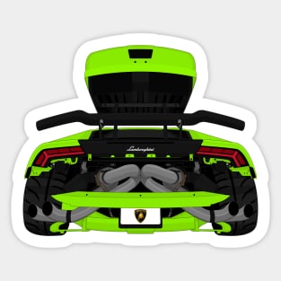 HURACAN LIME Sticker